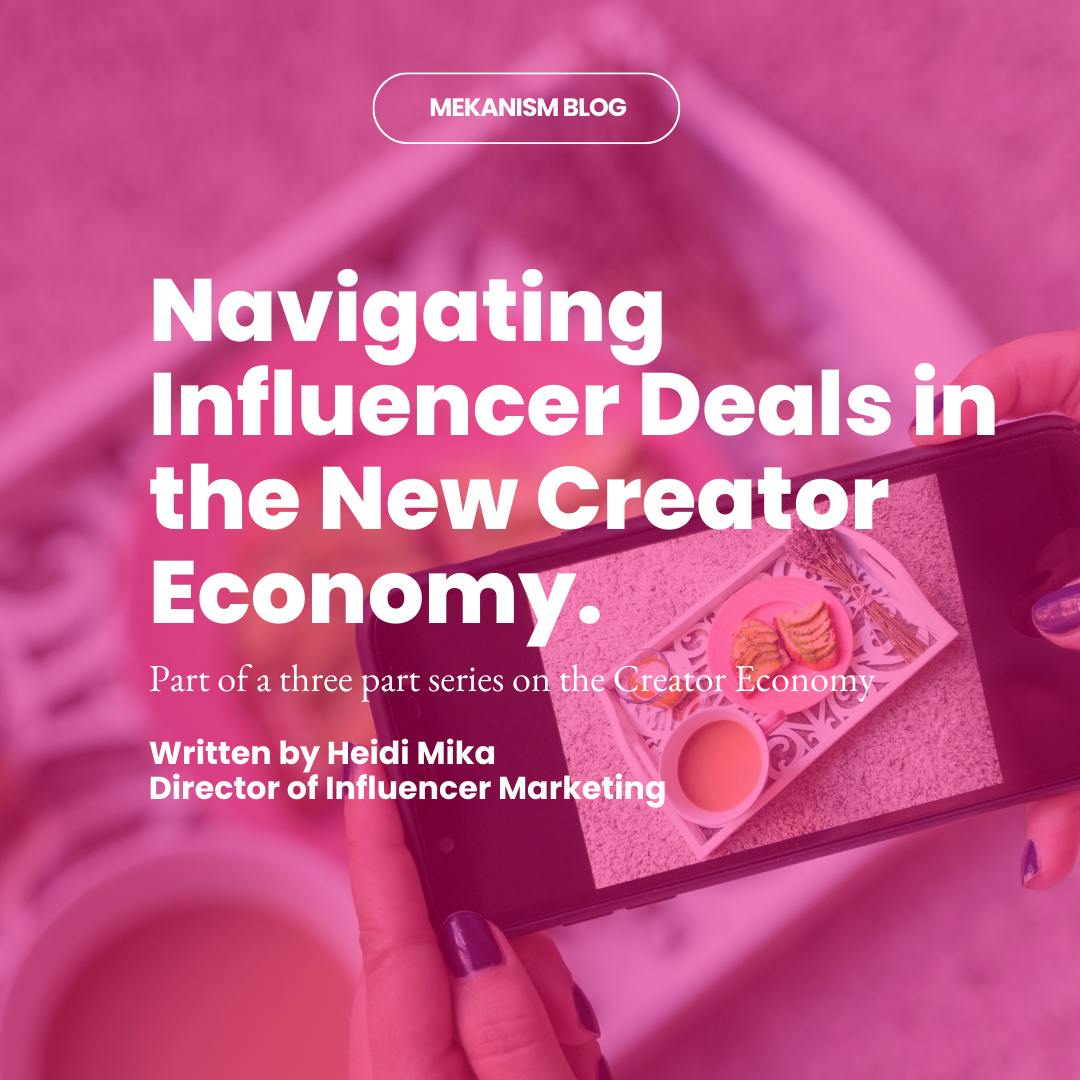 Navigating Influencer Deals in the New Creator Economy